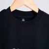 IMG_7847 Solid Black Oversize T-shirt