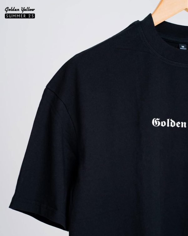 IMG_7848 Solid Black Oversize T-shirt