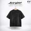 Plasma Acid Wash Oversize T-shirt