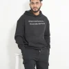 Wings black print Hoodie