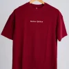 Golden Yellow 03 Solid Maroon Oversize T-shirt