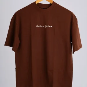 Solid Amber Oversize T-shirt