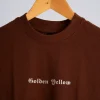 Golden Yellow 12 Solid Amber Oversize T-shirt