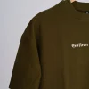 Golden Yellow 18 Solid Olive Oversize T-shirt