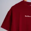 Golden Yellow 19 Solid Maroon Oversize T-shirt