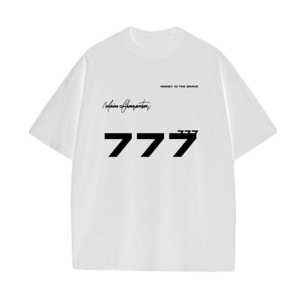 777 oversize white t-shirt