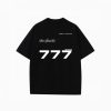 777 oversize black t-shirt
