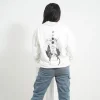 Lunar Serpent White Sweatshirt