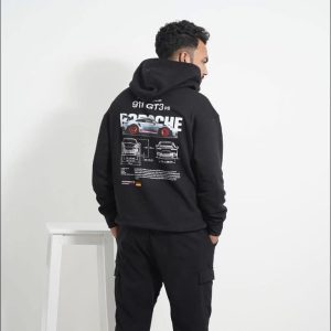 911 GT3 RS Black Hoodie