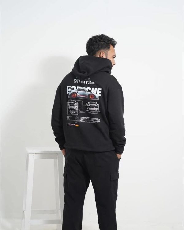 911 GT3 RS Black Hoodie