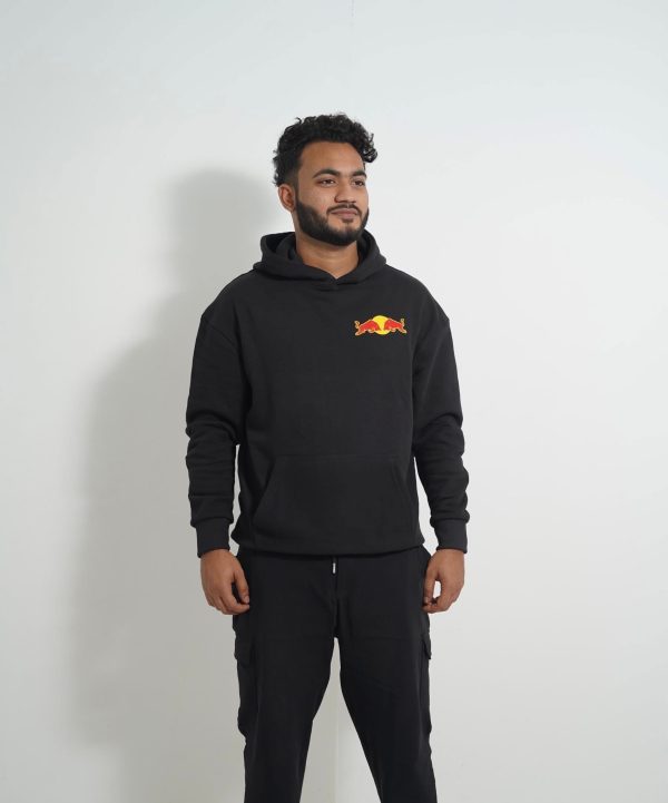 Redbull Black Printed Hoodie