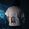 99 Graphic oversize white t-shirt