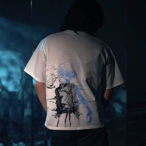 99 Graphic oversize white t-shirt