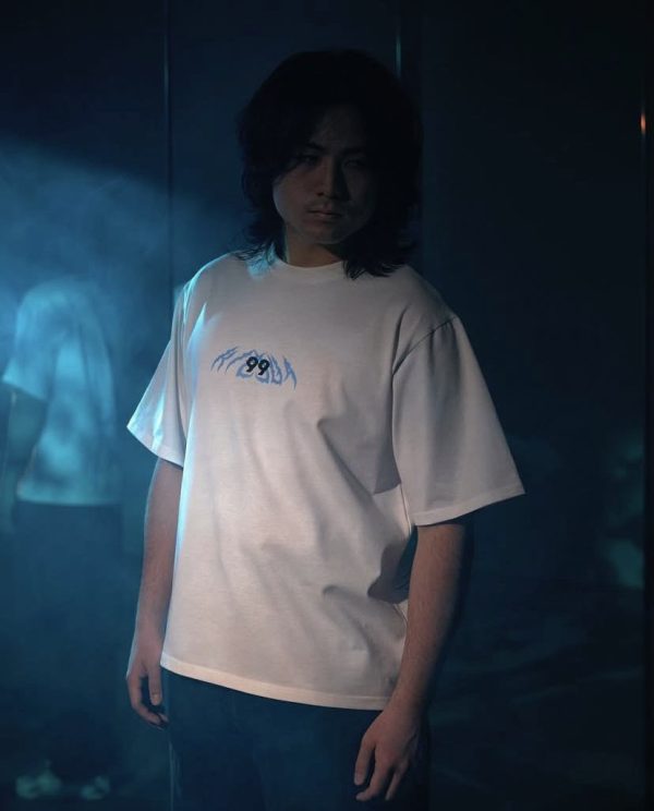 99 Graphic oversize white t-shirt