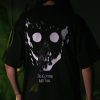 Men's/Unisex Oversized Black Graphic Tee