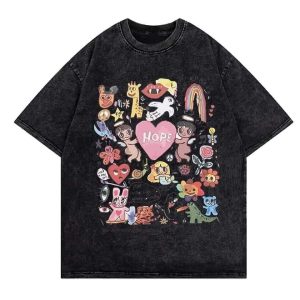 Doodlechaos Acid Wash Oversize T-shirt