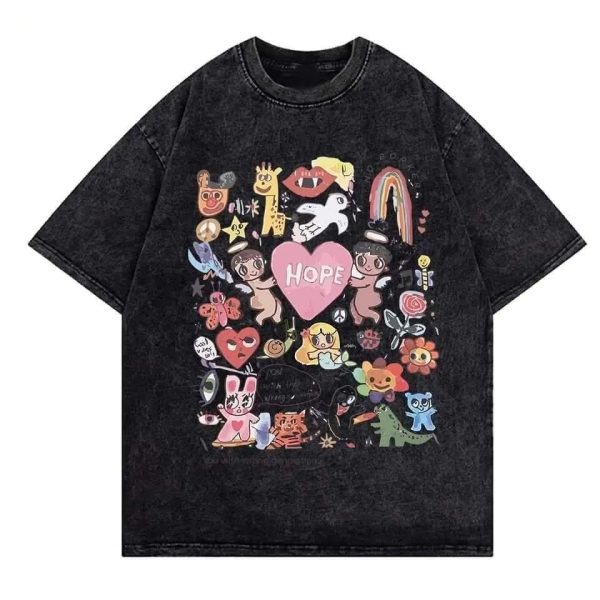 IMG_8392 Doodlechaos Acid Wash Oversize T-shirt