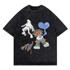Melancholy Street Acid Wash Oversize T-shirt
