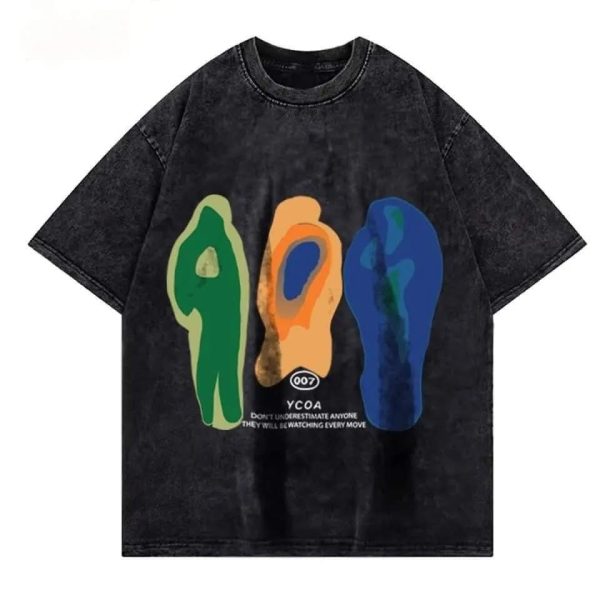 YCOA Acid Wash Oversize T-shirt