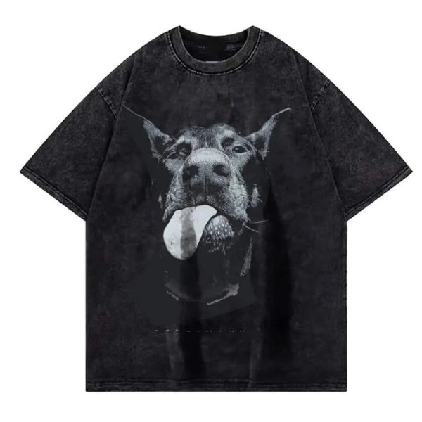 Top Dog Acid Wash Oversize T-shirt