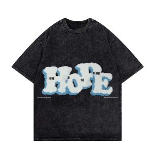 Puffy Hope Acid Wash Oversize T-shirt (Copy)