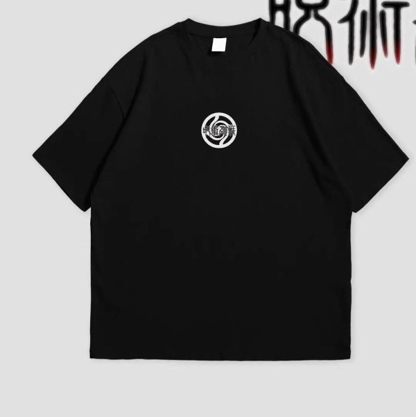 IMG_8431 Suguru Geto Oversized Black Graphic Tee