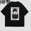 Toji Fushiguro Oversized Black Graphic Tee