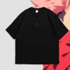 IMG_8439 Yuji Itadori Oversized Black Graphic Tee