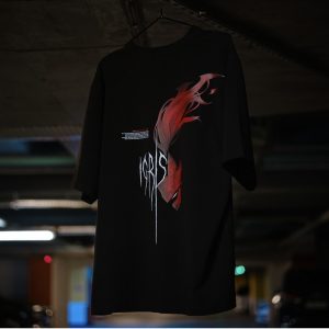 Igris Oversized Black Graphic Tee