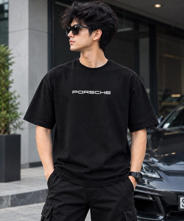 WhatsApp Image 2026-09-22 at 4.35.22 PM (1) Porsche 911 Oversized Drop-Shoulder T-Shirt
