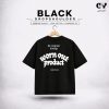 Worn-Out Product Graphic black Oversized t- shirt