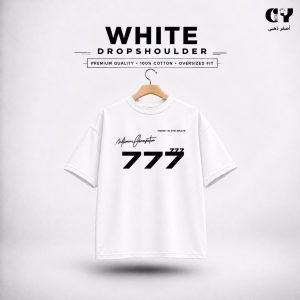 777 oversize white t-shirt