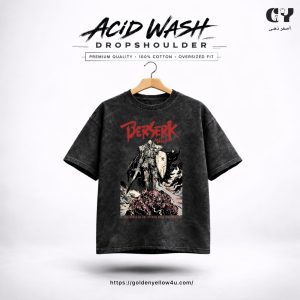 Berserk Acid Wash Oversize T-shirt