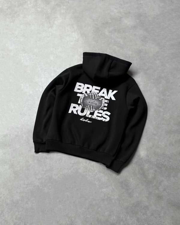 BRACK RULES  Black Hoodie