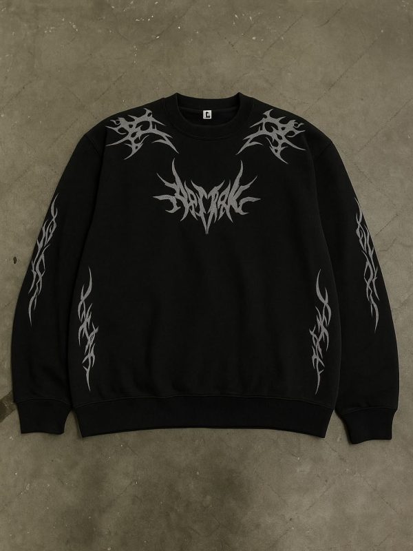 Black out TYPOGRAPHY sweatshirt