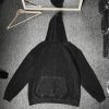 Acid Wash  Black Hoodie