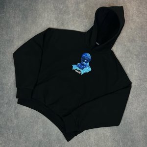 HEAT WRAP Black Hoodie