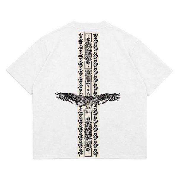 Hawkline oversize White t-shirt