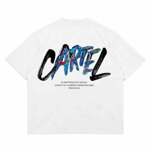 CARTEL  Oversize white t-shirt