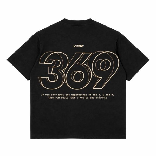 369 oversized Black drop sholder t- shirt