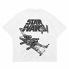 IMG_2807 STAR WARS oversize White drop sholder t- shirt