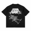 STAR WARS oversized black drop sholder t- shirt