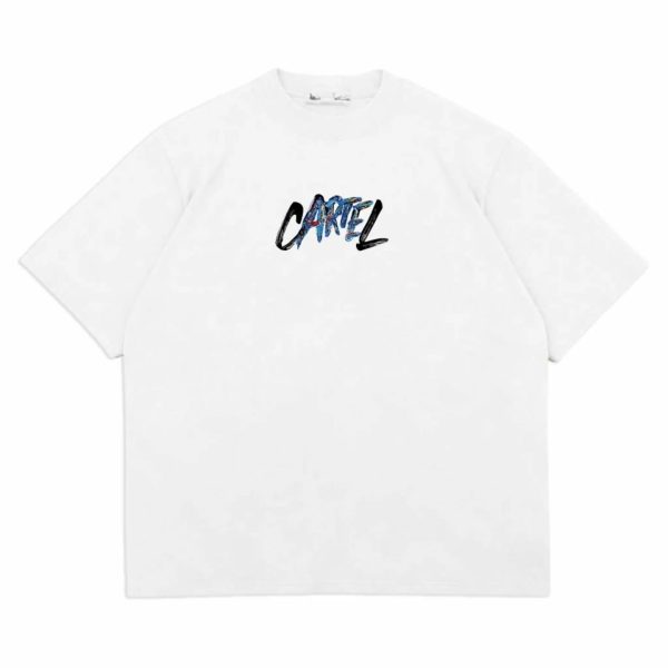 CARTEL  Oversize white t-shirt