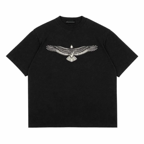 Hawkline oversize black t-shirt