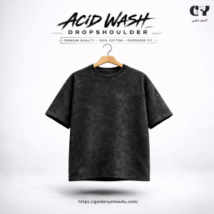 Solid Acid Wash Oversize T-shirt