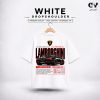 Lamborghini Revuelto White Drop Shoulder Tee