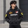 Scuderia Ferrari Vintage Acid Wash Hoodie
