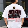 Lamborghini Revuelto White Drop Shoulder Tee