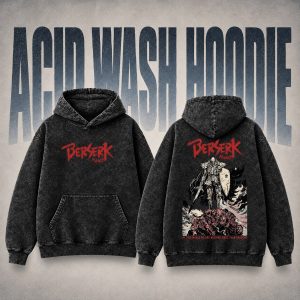 Berserk Acid Wash Oversize Hoodie