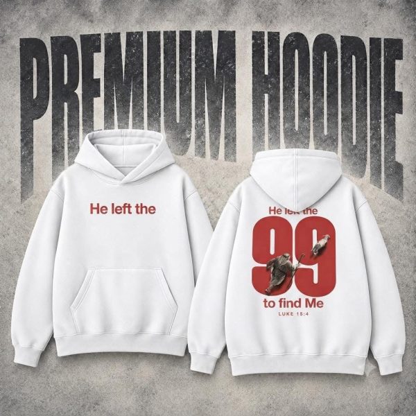 HE LEFT THE FIND OVERSIZED HOODIE
